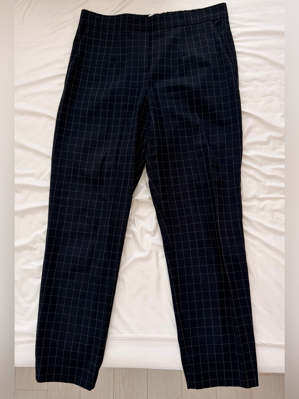 Babaton Black Plaid Elastic Waist Dress Pant | Size 6